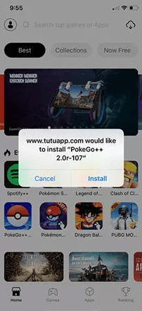 pokego++ download in Tutuapp