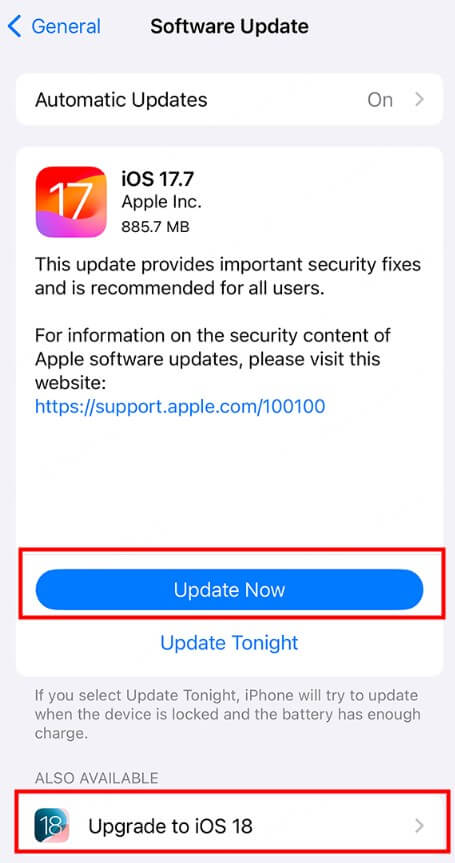 Update to the Latest Version of iOS