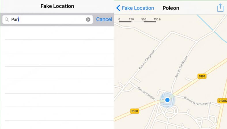 fake whatsapp location with Location Faker APK