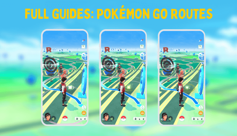 how to follow Pokémon GO routes