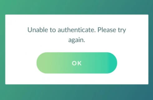 PGSharp fails to authenticate your account