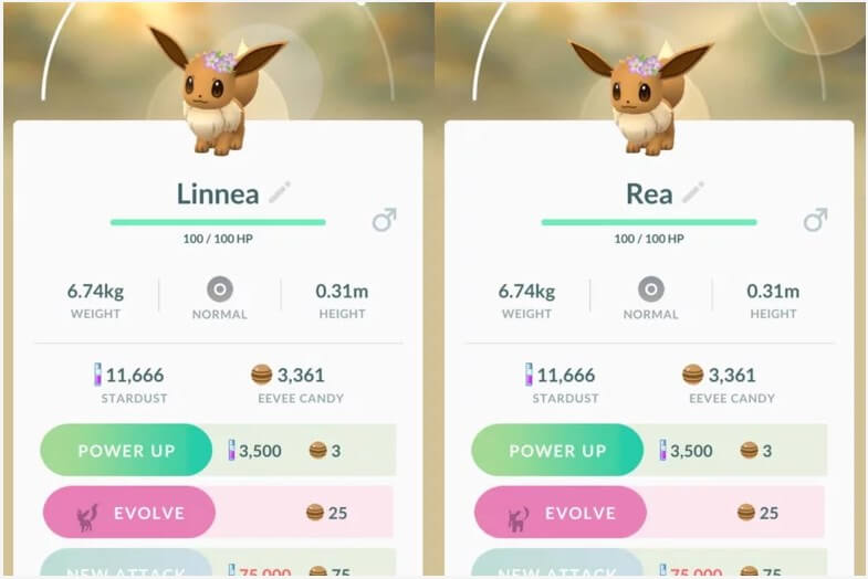 Evolve Shiny Eevee through Name Trick