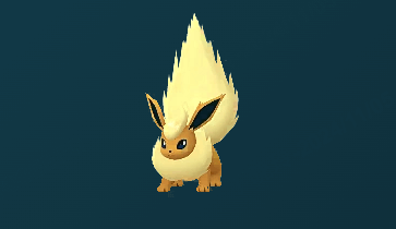 Shiny Flareon in Pokemon GO