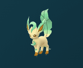 Shiny Leafeon in Pokemon GO