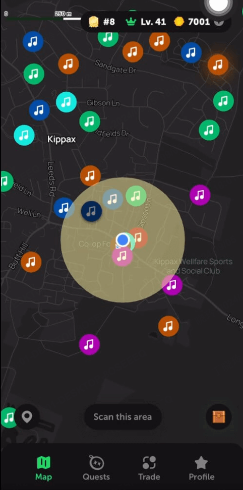 Soundmap interface