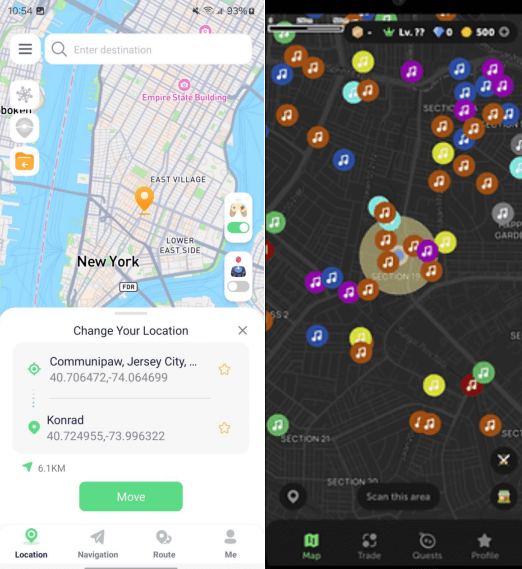 spoof soundmap with iMoveGo app