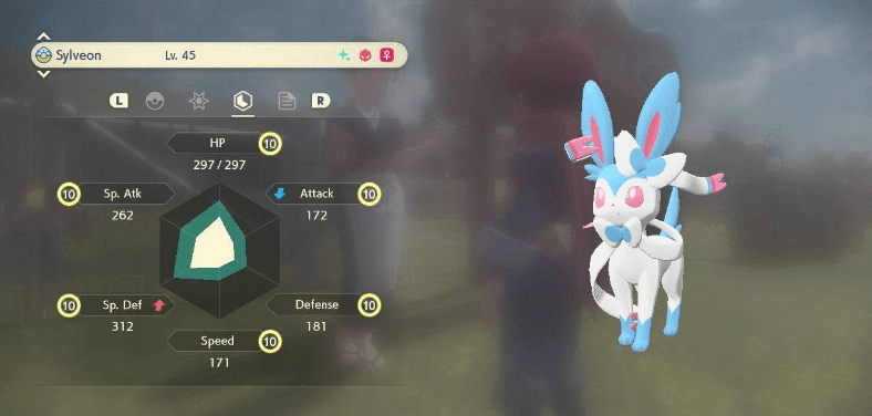 Sylveon attributes in Pokemon