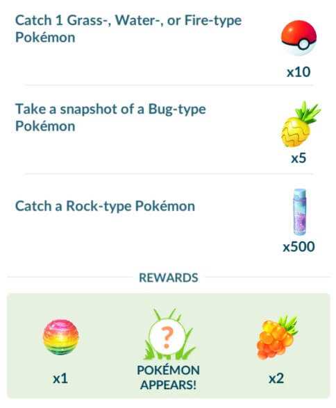 Participate in Research Tasks to get rare candy