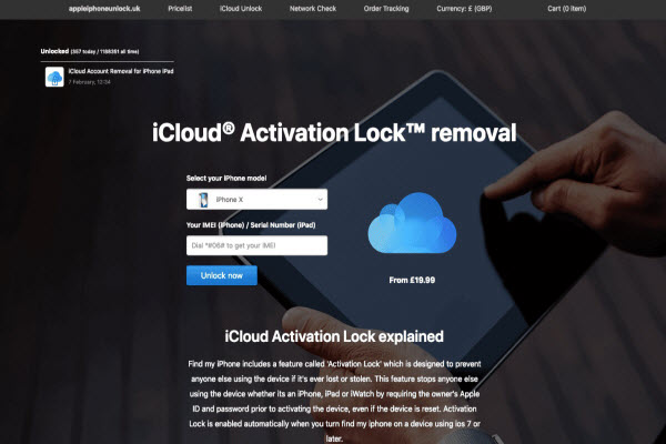 iphone activation lock factory reset