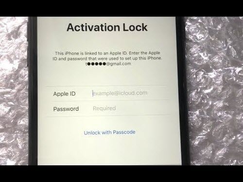 ipad activation lock