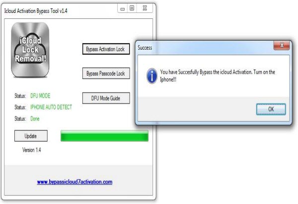 successfully bypass activation lock