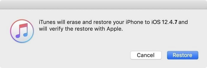 upgrade iOS device to iOS 12.4.7