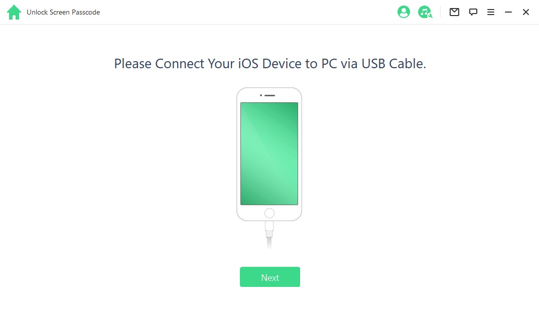  connectez l'appareil idevice via usb 