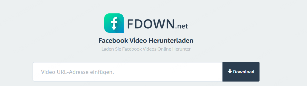fdown.net Videos von Facebook herunterladen