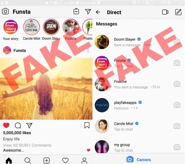 Fake Posts Creator