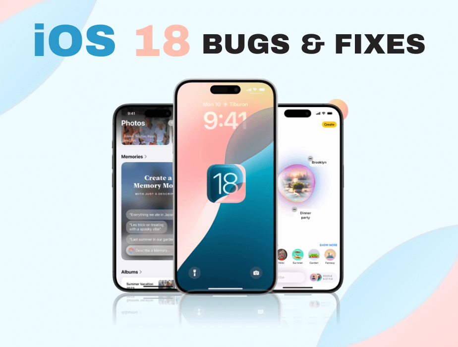 ios 18 bugs