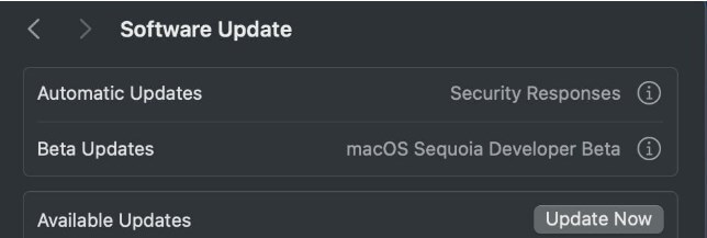 Update Your Mac to macOS Sequoia Beta 2