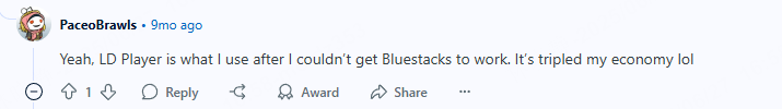 reddit ldplayer feedback