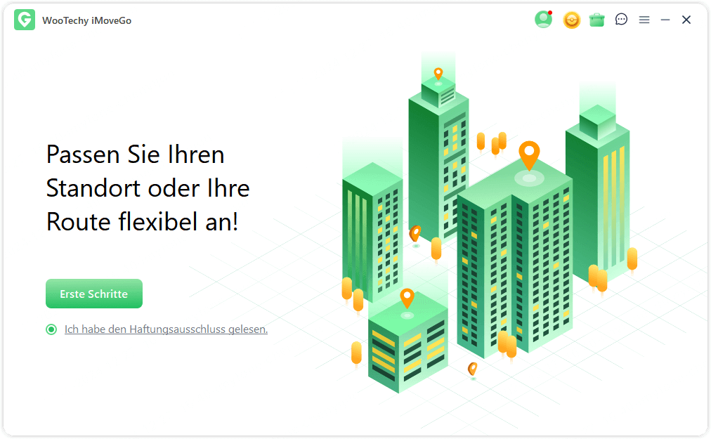 Starten Sie WooTechy iMoveGo