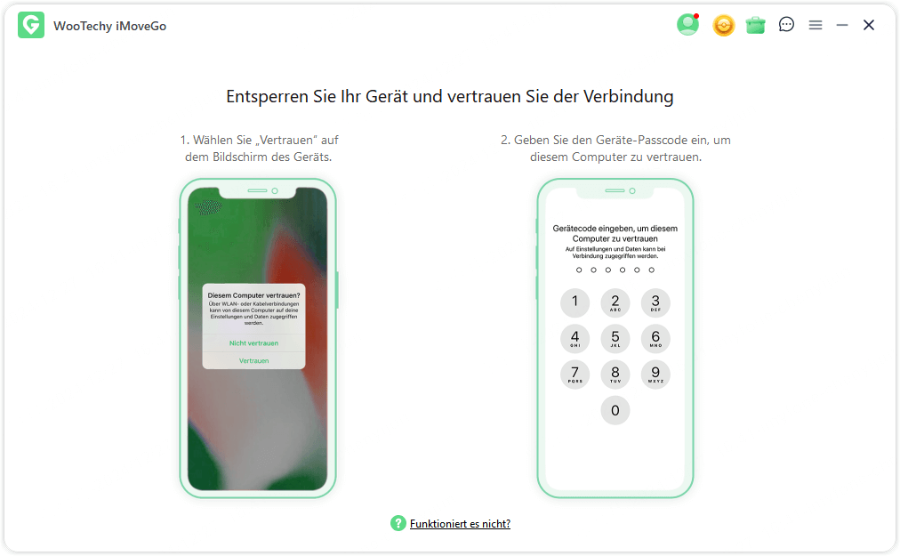 Verbinden Sie Ihr iOS-Gerät