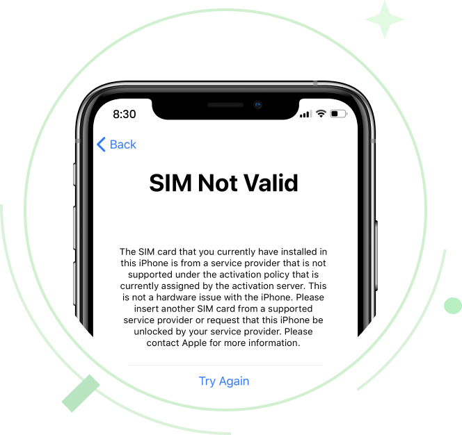 sim not supported