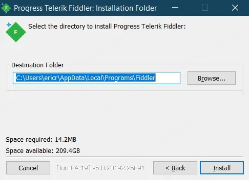 fiddler 시작