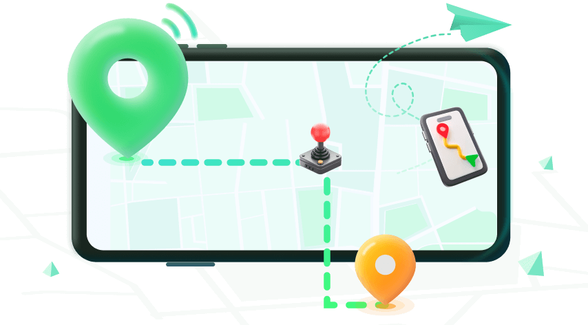iOS 및 Android GPS 위치 변경