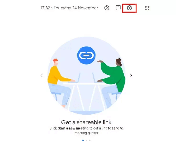 Google Meet 설정