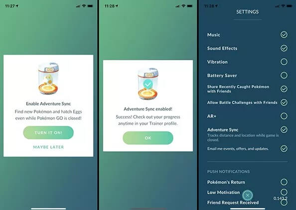 Pokemon Go Adventure Sync Integration