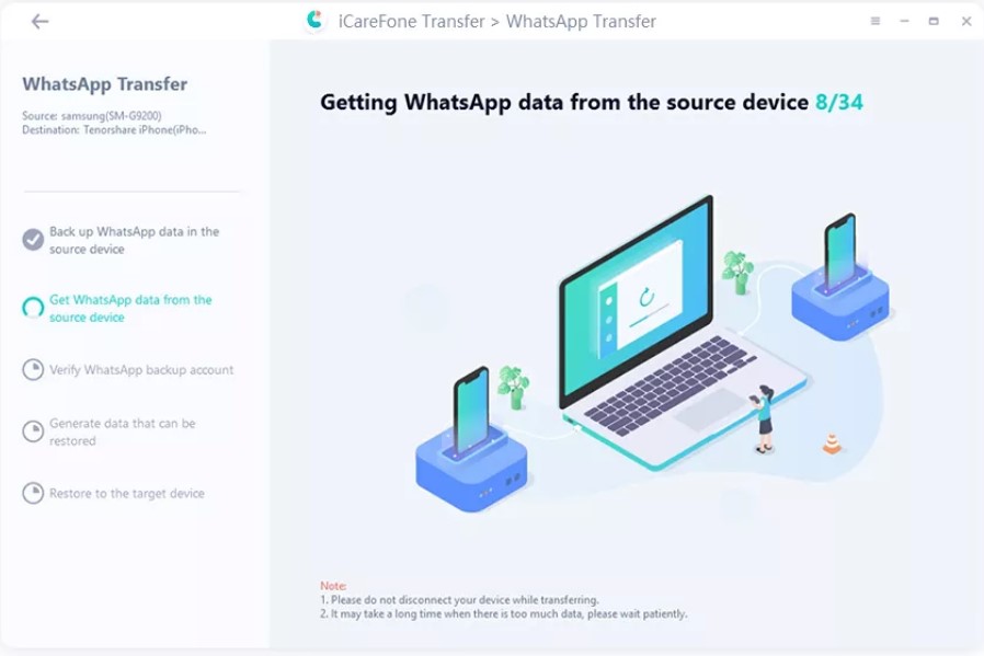 get whatsapp data